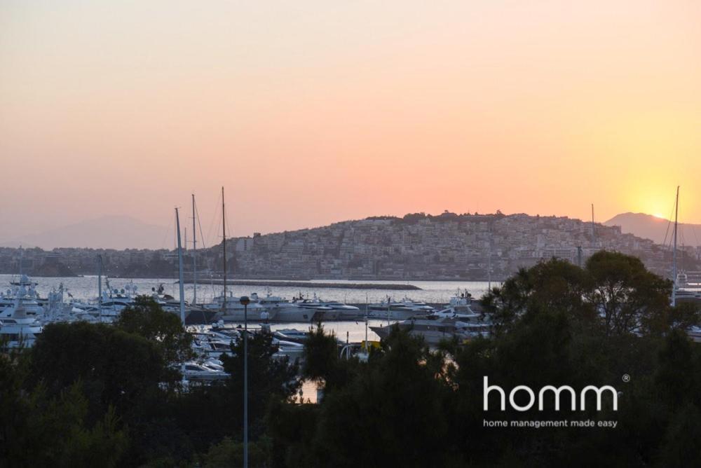 شقة أثينا  في 95M² Homm Spectacular Flisvos Marina Sea View Flat المظهر الخارجي الصورة